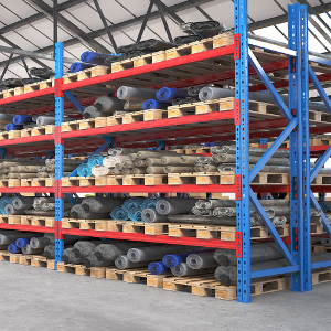 Pallet track 2nd floor prefabricated pallet track factory pallet forklift shelf used angle high rack high angle